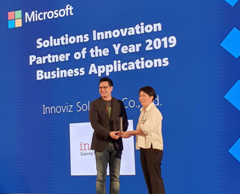 Microsoft Thailand awarded Partner of the Year 2019 to Innoviz Solutions