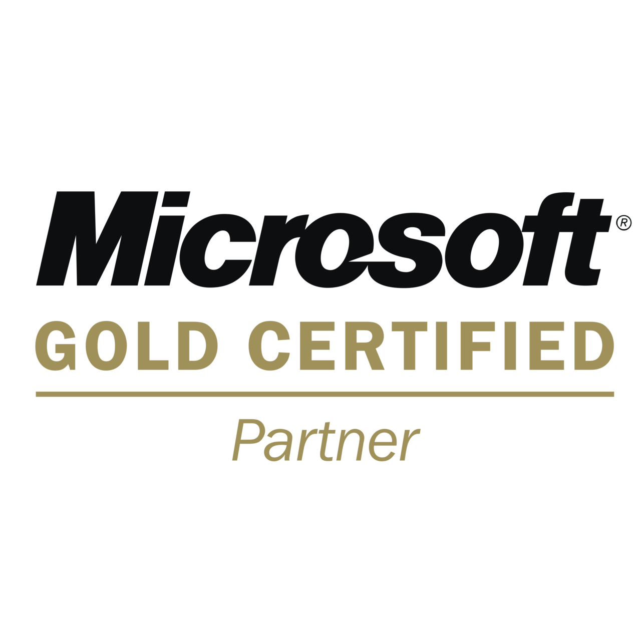 Microsoft Gold certificated partner